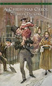 book cover for A Christmas Carol